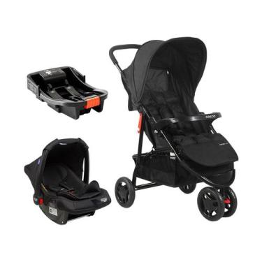 Imagem de Carrinho de Bebê com Bebê Conforto e Base 3 em 1 Cosco Kids Toffy Trio