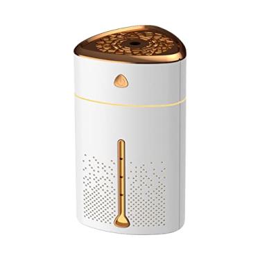 Imagem de Umidificador-Difusor de Névoa 1000mL com Luz Noturna Umidificador Silencioso e Frio para Mesa Alimentado por USB Casa Viagem Carro Escritório Quarto