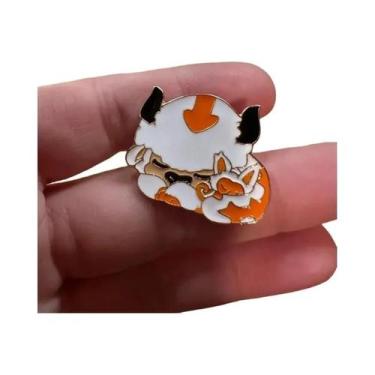 Imagem de Broche De Esmalte Appa Momo De Avatar: a Lenda De Aang, Joia De Moda, 
