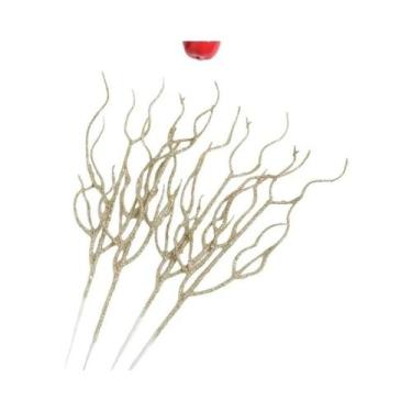 Imagem de Buquê De Ramos Artificiais De Natal 5 Peças Plantas Falsas Decoração P