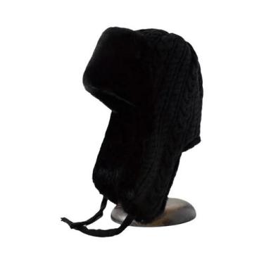 Imagem de Gorro De Inverno Feminino Com Protetores De Orelha Estendidos, À Prova