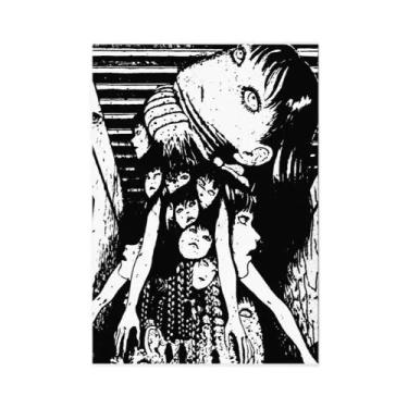 Imagem de Pôsteres De Anime De Terror E Thriller Junji Ito Em Tela, Arte De Pare