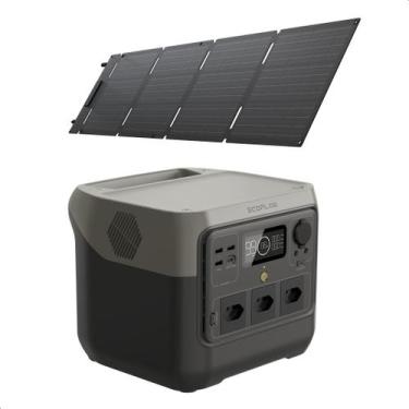 Imagem de Kit Gerador De Energia Ecoflow River 2 Pro 127v Br Inclui Painel Solar
