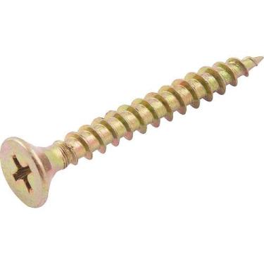 Imagem de Parafuso Madeira Chipboard, Cabeça Chata, Fenda Cruzada/phillips, 5,0 