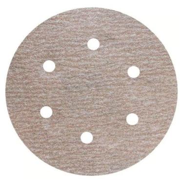 Imagem de Disco de Lixa Seca com 6 Furos Para Reparação Automotiva E Madeira A275 P120 152x1x6mm 77696099919