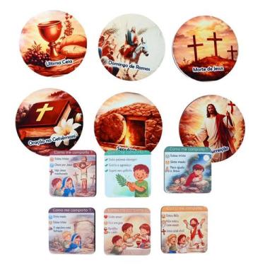 Imagem de Jogo Religioso Aprendendo A Semana Santa Para Autistas - Coleção Tea &