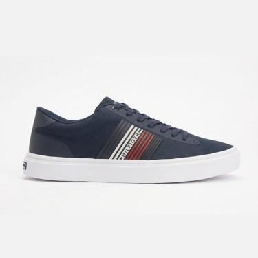 Imagem de Tênis Clássico Malcom Tommy Hilfiger Azul Marinho-Masculino