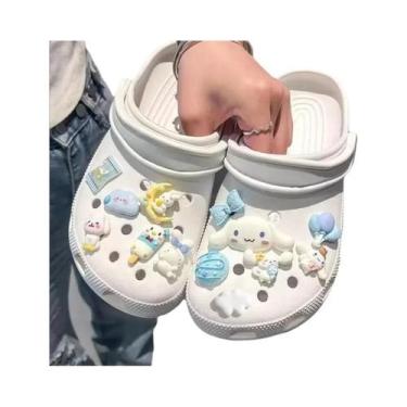 Imagem de Pingentes De Sapato Hello Kitty Kuromi Cinnamoroll Para Sandálias, Chi