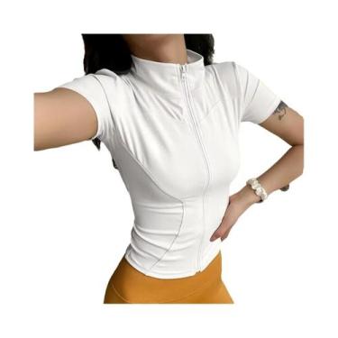 Imagem de Camisetas De Yoga Femininas De Secagem Rápida, Modeladoras, De Cintura