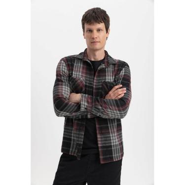 Imagem de Camisa masculina em flanela overshirt Essendi-Masculino