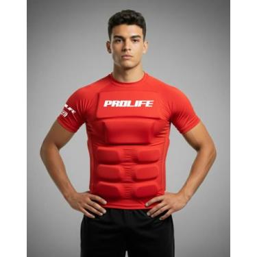 Imagem de Camisa Flutuadora Adulto Floater Prolife EAF UV 50+, Vermelho, GG (De 