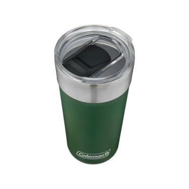 Imagem de Copo termico coleman - 600ml - verde - gravado a laser, Verde, 01