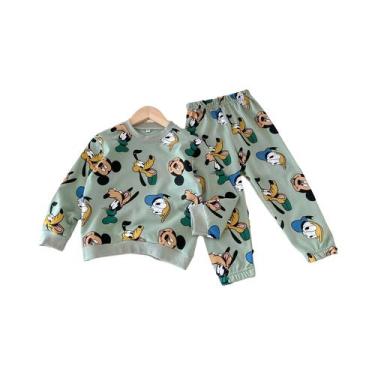 Imagem de Conjunto De Roupas Esportivas Disney Para Meninas, Manga Comprida, Gol