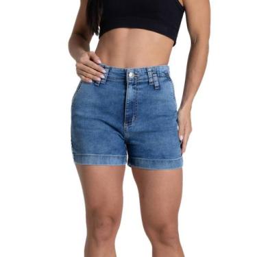 Imagem de Shorts Jeans Sawary - 280731 - Azul médio 44, Azul, 44