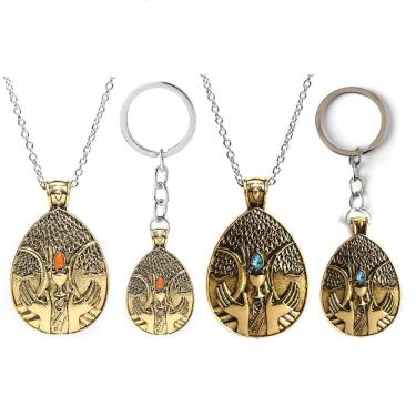 Imagem de Conjunto de chaveiros e pingentes Elden Ring Blessing of the Golden Tree