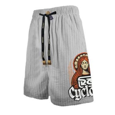 Imagem de (LANÇAMENTO) Bermuda Cyclone Veludo Relax Faith Style, Cinza style, GG