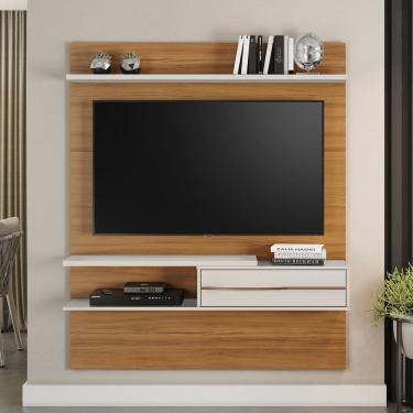 Imagem de Painel para Tv 55 Polegadas 160,2x135cm Freijó /Off White