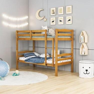 Imagem de Beliche Infantil Madiz em Madeira Maciça Mel - Arbol Movelaria