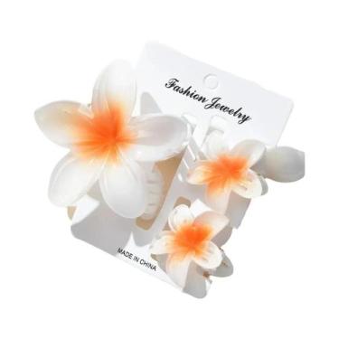Imagem de Presilhas De Cabelo Florais Em Degradê Cor De Doce, 3 Peças/18 Peças, 