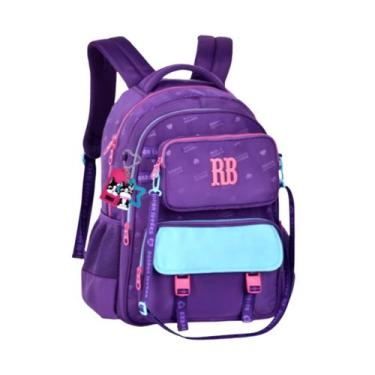 Imagem de Mochila De Costas Escolar Rebecca Bonbon Confortável Com Bolsa Destacá