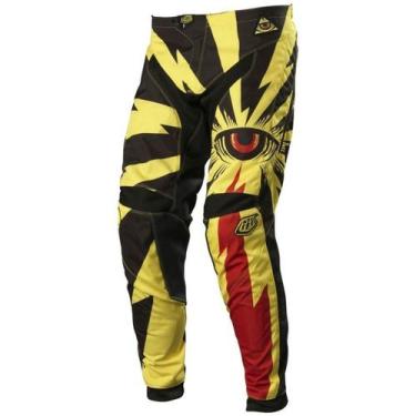 Imagem de Calça Motocross Off Road Troy Lee Cyclops, Amarelo, 40