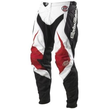 Imagem de Calça Motocross Troy Lee Gp Mirage, Preto, Branco, 38
