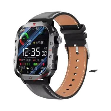 Imagem de Relógio Inteligente Militar Masculino 2.01" Com Chamada Bluetooth Por 