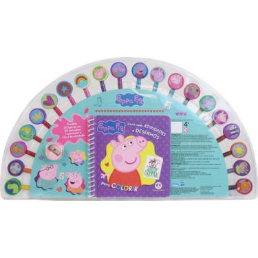 Imagem de Livro - Peppa Pig - Livro com Atividades e Desenhos para Colorir