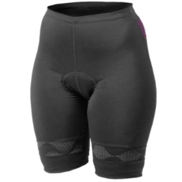 Imagem de Bermuda Ciclista Poker Acolchoada Venus Feminina, Preto, G