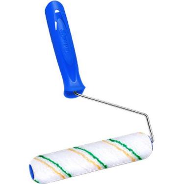 Imagem de Rolo de lã Sintética Para Pintura, 15 cm, com Suporte, Antirrespingo, 