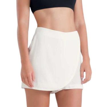 Imagem de Shorts Saia Saída de Praia Versátil Conforto 100% Viscose - She, Off w
