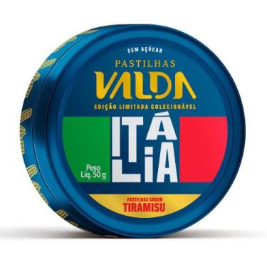 Imagem de Pastilhas Valda Itália Sabor Tiramisu Sem Açúcar Edição Limitada Colec