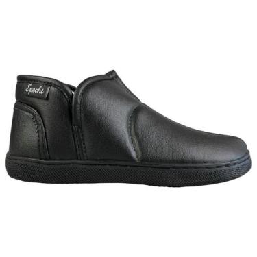 Imagem de Pantufa Botinha Unissex Specht Forrada Pelos Inverno Sola Borracha Pre