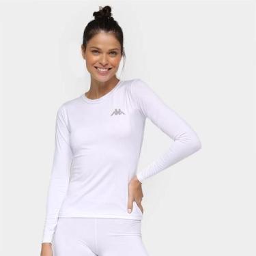 Imagem de Camiseta Kappa Térmica Grip Manga Longa Feminina, M