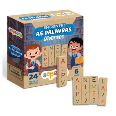 Imagem de Jogo Infantil Educativo Encontre as Palavras Diversos Sopecca - ES15