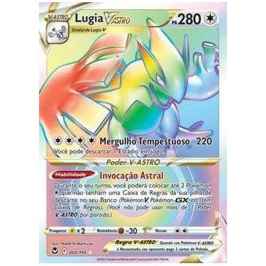 Imagem de Carta Lugia V-Astro Rainbow - Copag