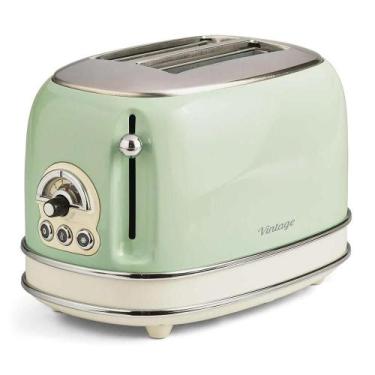 Imagem de Torradeira Ariete 155 Vintage verde desligamento automático 750w 220 v