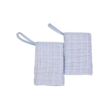 Imagem de Babete soft loupiot cores azul ceu - 2 unidades - MINASREY