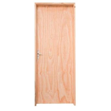Imagem de Kit Porta de Madeira Pinus Grantok M14 Interna, Abertura à Direita 213