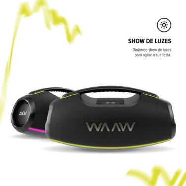 Imagem de Caixa de Som Waaw by alok hyperboom 1000 Bluetooth180W RMS Preta LED 1