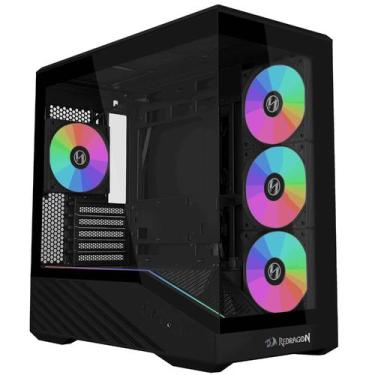 Imagem de Gabinete Lian Li Vector V100 Mini Redragon, Micro-atx, 4 Fan