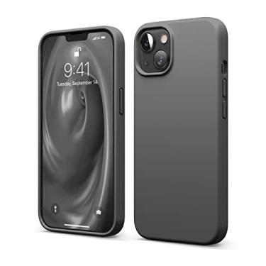 Imagem de elago Capa compatível com iPhone 13, capa de silicone líquido, capa protetora de câmera de corpo inteiro, à prova de choque, capa de telefone fina, forro de microfibra macia antiarranhões, 6,1