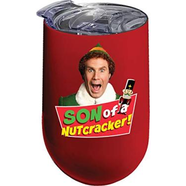 Imagem de Spoontiques Copo de vinho inoxidável Elfo, 473 ml, vermelho