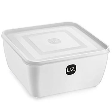 Imagem de UZ Premium Branco Solido De Quadrado 2,5L Minimalista Container de Alimentação
