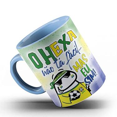 Imagem de Caneca Flork Futebol seleção Brasil tô fácil 4
