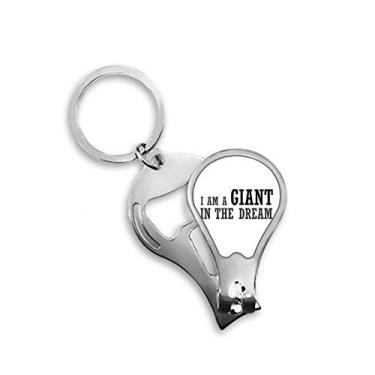 Imagem de Chaveiro abridor de cortador de unhas I Am A Giant in The Dream