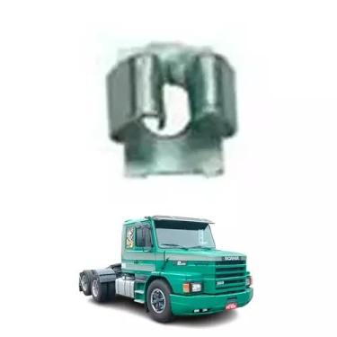 Imagem de CAIXA 20 PORCA CLIPS DO ASSOALHO DA CABINE 5X10X14MM PARA SCANIA T 112 113