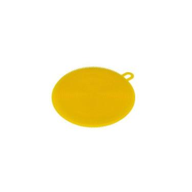Imagem de Esponja De Silicone Antibacteriana Descanso Panela Amarelo - Weck