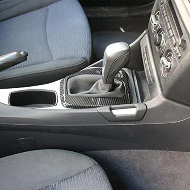Imagem de JIERS Para BMW X1 E84 2010-2013 LHD, ABS Fibra de Carbono Cor Tampa do Painel de Mudança de Mudança de Mudança de Velocidades Acessórios de Guarnição da Moldura do Painel de Mudança de