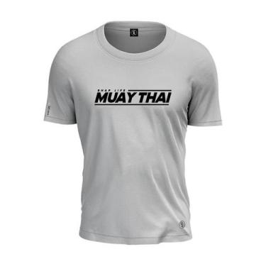 Imagem de Camiseta Shap Life Muay Thai Padrão Clean Minimalista